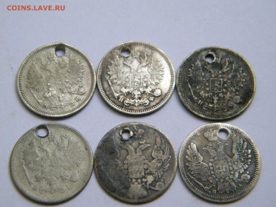 Монисто 10коп. 6шт.1837-1865г.до  31.07.19г. 22:00 - DSCN7671.JPG