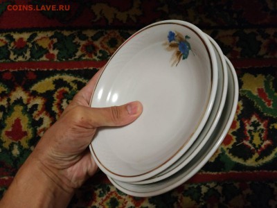 Фарфоровые тарелки, сервиз и пр.: СССР, Китай, клеймо "МТ" - 25