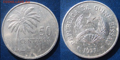 Гвинея Биссау 50 сентаво 1977 г До 26.07 в 22-00МСК - гв бис 50
