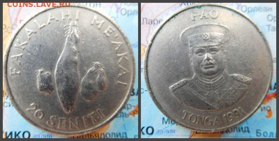 Тонга 20 сенити, 1991 - 8