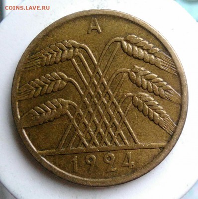 Германия 10 пфеннигов 1924 года до 29.07.2019 - IMG_20190719_170641
