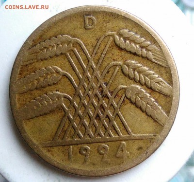 Германия 10 пфеннигов 1924 года до 29.07.2019 - IMG_20190719_170716