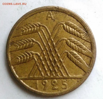Германия 5 пфеннигов 1925 года до 29.07.2019 - IMG_20190719_170609