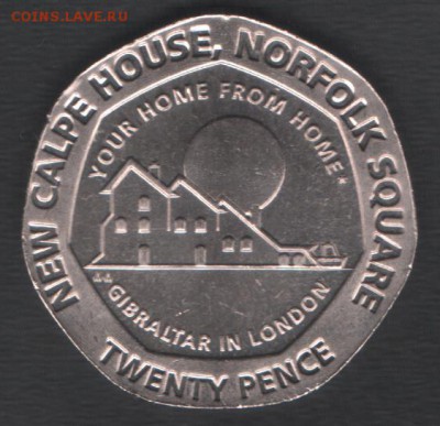 Гибралтар 20p18 New Calpe House до 29.07.2019 21.00 мск - Гибралтар 20пенсов18 Новый Calpe House р