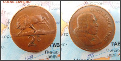 ЮАР 2 цента, 1965 - 10