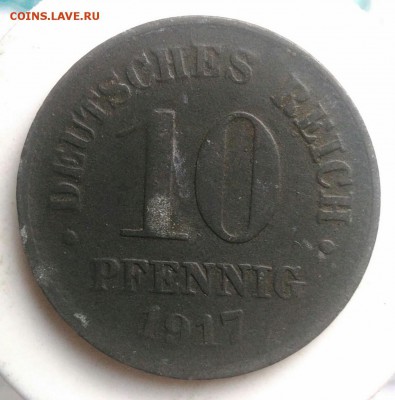 10 пфеннигов 1917 года до 29.07.2019 - IMG_20190714_143513