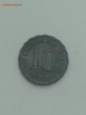 Hagen Westfalen,10 пфеннигов 1917(нотгельд)до 29.07.2019г - IMG_20190727_102808