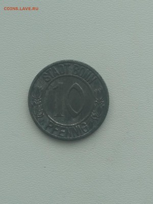 Bonn Beethoven ,10 пфеннигов 1920г(нотгельд)до 29.07.2019г - IMG_20190727_102731