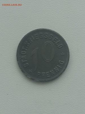 Kirchheim Teck,10 пфеннигов 1917г(нотгельд)до 29.07.2019г - IMG_20190727_102700