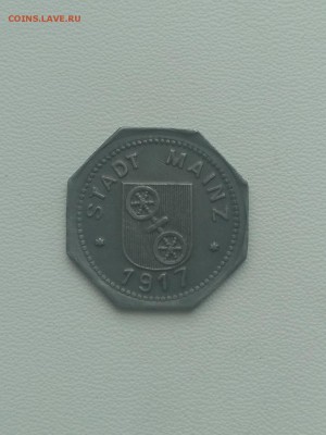 Mainz,5 пфеннигов 1917г(нотгельд)до 29.07.2019г - IMG_20190727_102610