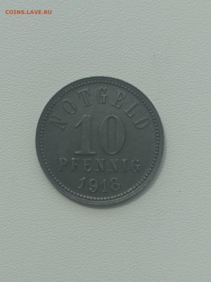 Kissingen Bayern,10 пфеннигов 1918г(нотгельд)до 29.07.2019г - IMG_20190727_102418