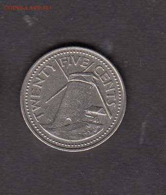 Барбадос 1990 25ц с рубля до 29 07 - 161