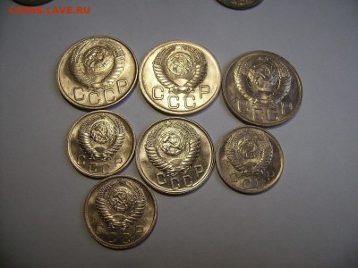 10 коп 1951г.52. 15 коп 1951г. 20 коп 1948,49,52г. В блеске. - 22.JPG