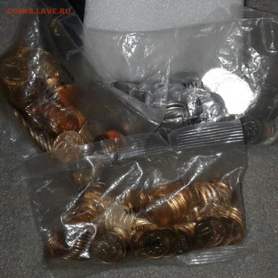 10 и 50 коп 13 г, 1р18 г в банковских запайках, до 29.07.19 - 20190727_222949-1