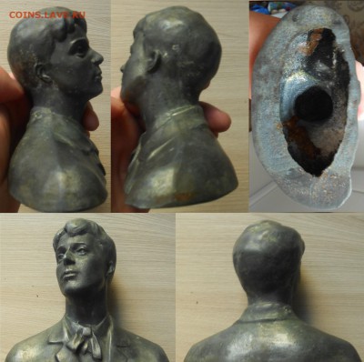 Барельеф Сталин,бюст Ленин,Толстой,Есенин 03.08.19 г. 22.00 - 4