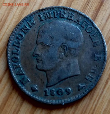 Италия 1 чентезимо 1809 Наполеон до 22-00 30.07 - IMAG2360_2