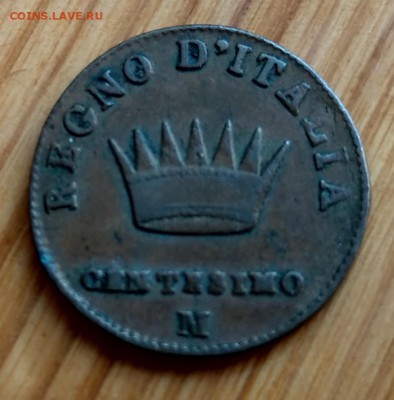 Италия 1 чентезимо 1809 Наполеон до 22-00 30.07 - IMAG2359_2