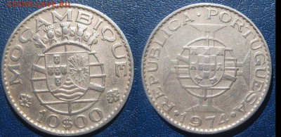 Португальский Мозамбик 10 эскудо 1973 г До 29.07 в 22-00МСК - Мозамб 10 эск