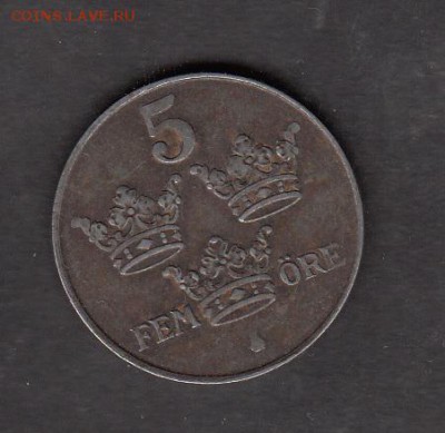 Швеция 1947 5о с рубля до 29 07 - 184а
