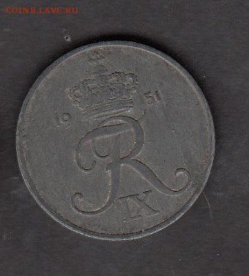 Дания 1951 5о с рубля до 29 07 - 194а
