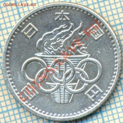 Япония, 100йен,1964,серебро,до 14.07.2011г 22.00 по Москве - Япония100 йен