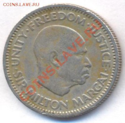 Сьерра Леоне 5 центов 1964 г.До 11.07.11 г. 21-00 МСК. - Сьерра-Леоне