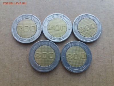 Оптовый лот Алжир 200 динар 50 лет нез-ти 2012 6 шт до 01.08 - 20190729_134652
