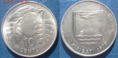 Карибати 10 центов 1979 г   До 30.07 в 22-00МСК - Кариб 10ц
