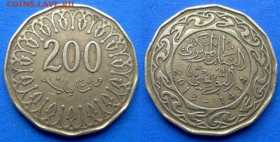 Тунис - 200 миллимов 2013 года до 4.08 - Тунис 200 миллимов 2013