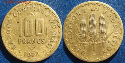 Только сегодня МАЛИ 100 франков 1975 г До 30.07 в 22-00МСК - Мали 100