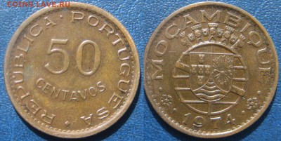 МОЗАМБИК 50 сентаво 1974 г До 31.07 в 22-00МСК - Мозам 20 эск