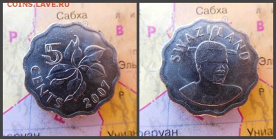 Свазиленд 5 центов, 2007 - 3