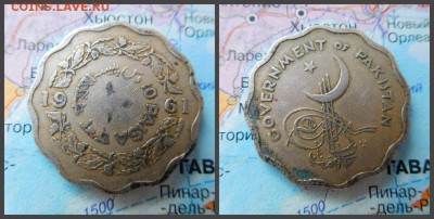 Пакистан 10 пайс, 1961 - 10