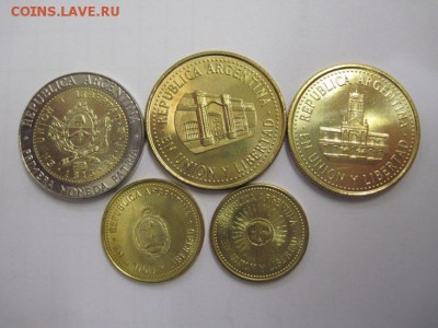 Аргентина набор из 5 монет до 02.08.19 - IMG_1581.JPG