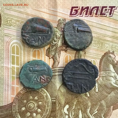 Разные 4 античные монеты. До 22:00 06.08.19 - 7FA5DC1C-C015-404A-A332-7F328CEE539C