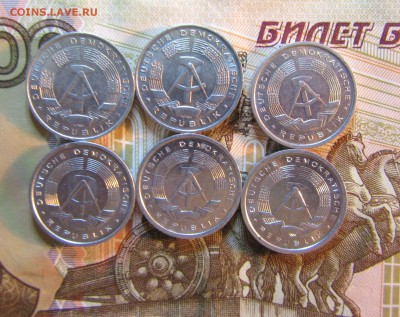 ГЕРМАНИЯ ГДР 1 пфенниг А  1961-87 г 6 шт    до 06.06   22ч - IMG_6369.JPG