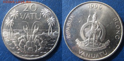 ВАНУАТУ 20 вату 1999 г  До 05-08 в 22-00МСК - Вануату