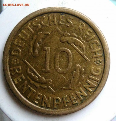 Германия 10 пфеннигов 1924 года до 07.08.2019 - IMG_20190719_170627
