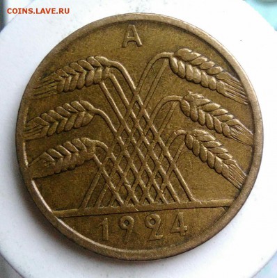 Германия 10 пфеннигов 1924 года до 07.08.2019 - IMG_20190719_170641