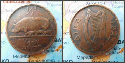 Ирландия ½ пенни, 1942 - 9