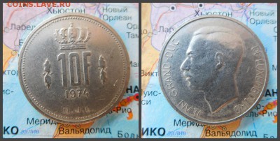 Люксембург 10 франков, 1974 - 13
