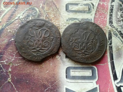 2 копейки 1757, 1758 перечеканы до 08.08.2019 - 2коппер - копия