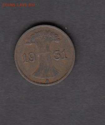 Германия 1931 1пф до 08 08 - 165