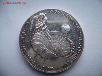 Медаль.История чемпионатов мира по футболу. 1974г - 11