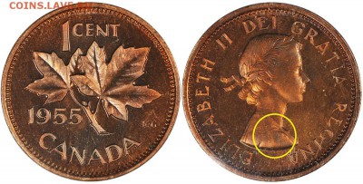 1 цент 1955г Канада. Редкость ??? - 1-cent-1955
