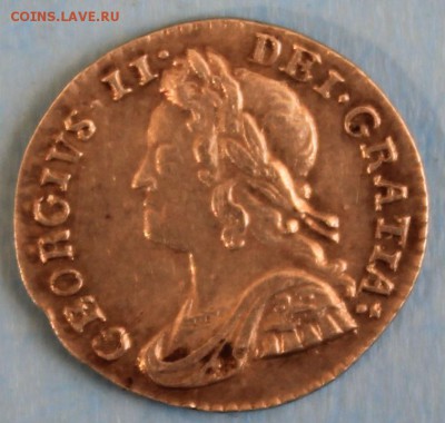 RAR БРИТАНИЯ пенни 1755г. ГЕОРГ-II MAUNDY до 12.08 в 22-00 - IMG_8196.JPG
