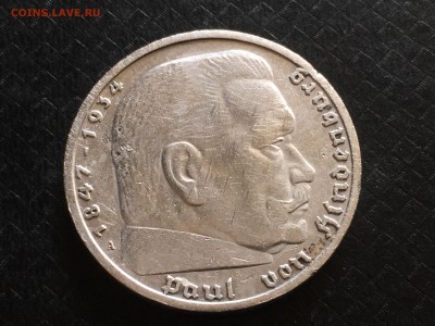 Германия 5 марок 1935D,1938A ,10 пфеннингов1938 до 10.08 - image