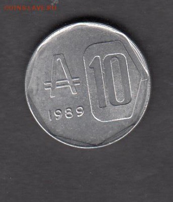 Аргентина 1989 10а  без обращения до 10 08 - 214
