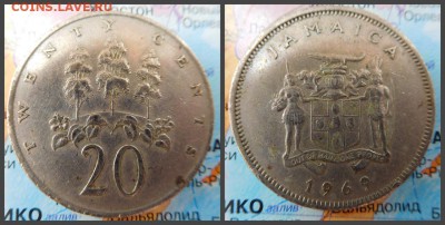 Ямайка 20 центов, 1969 - 12