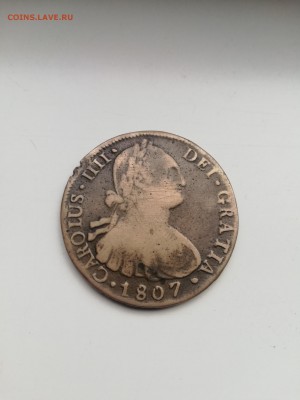 8 реалов Мексика 1807 год - IMG_20190808_063251-1728x2304